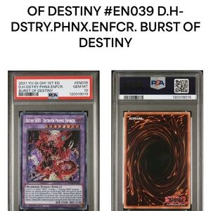 Yu-Gi-Oh! Destiny HERO - Destroyer Phoenix Enforcer Card
